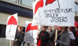 red-umbrella-marchers